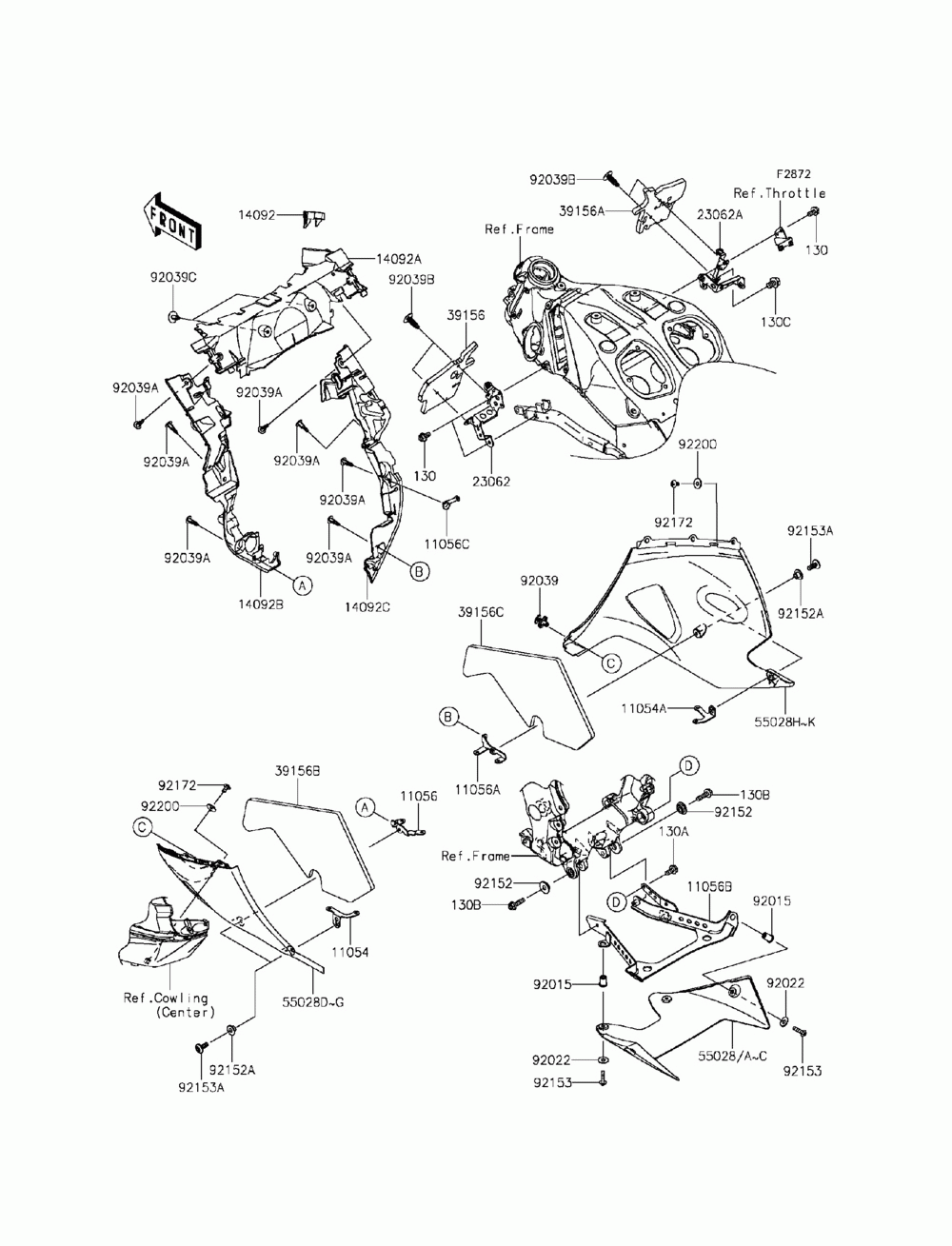 Cowling lowers