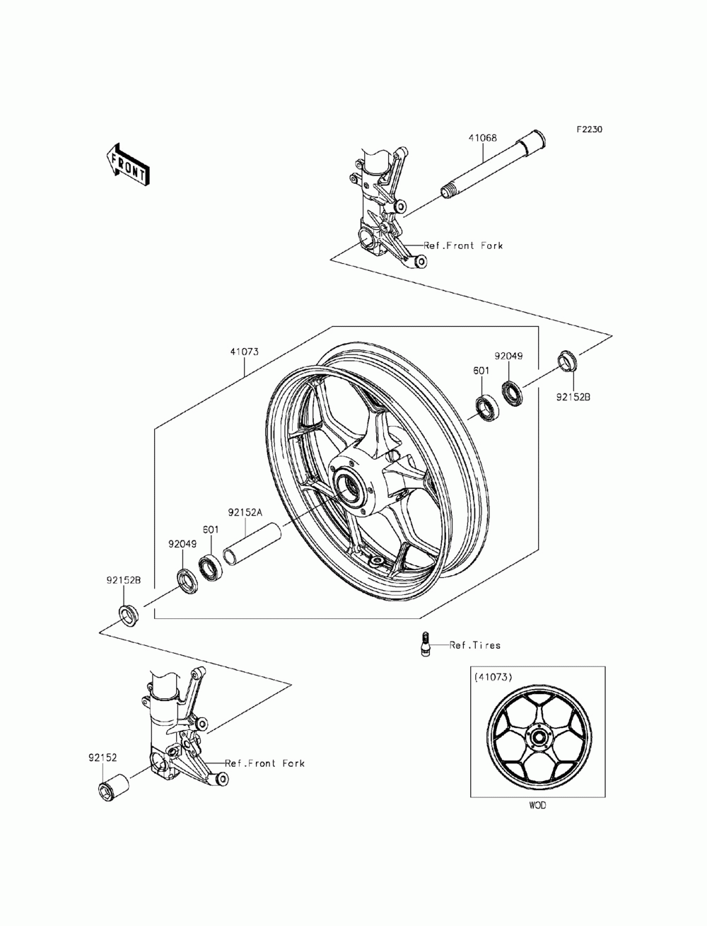 Front wheel