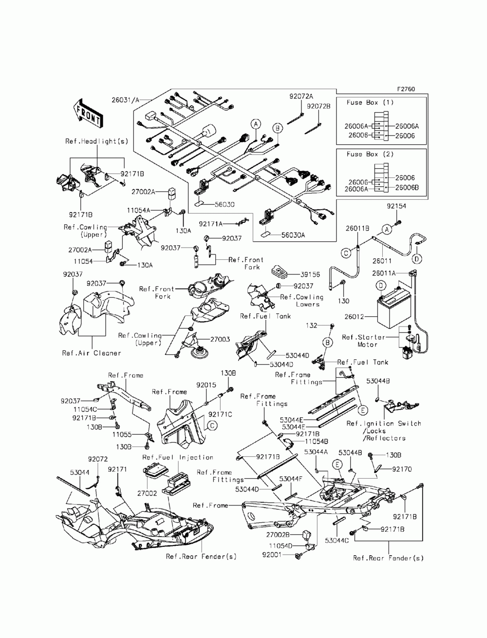 Chassis electrical equipment