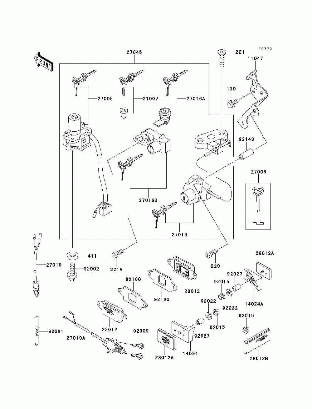 Ignition switch_locks_reflectors