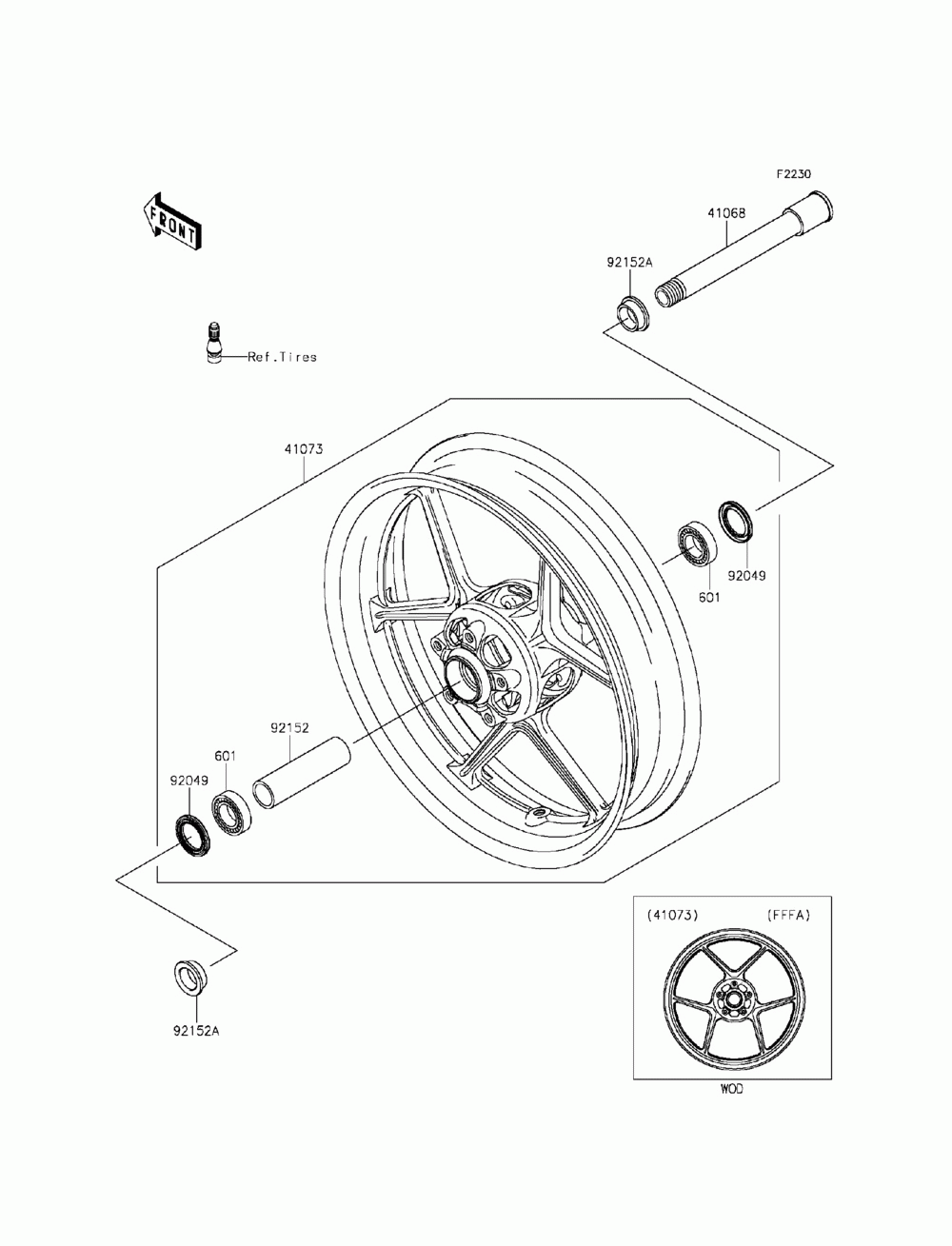 Front wheel