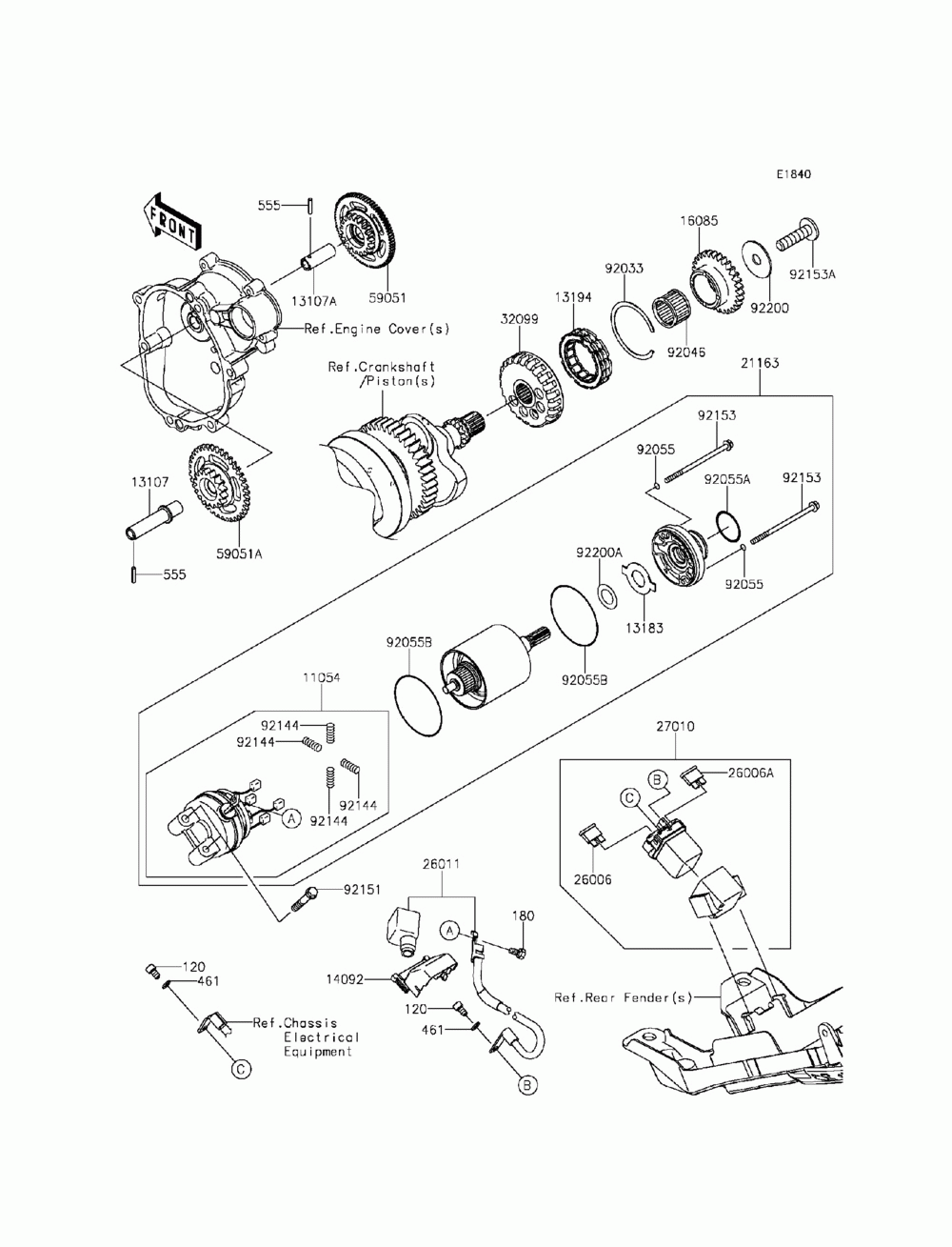 Starter motor