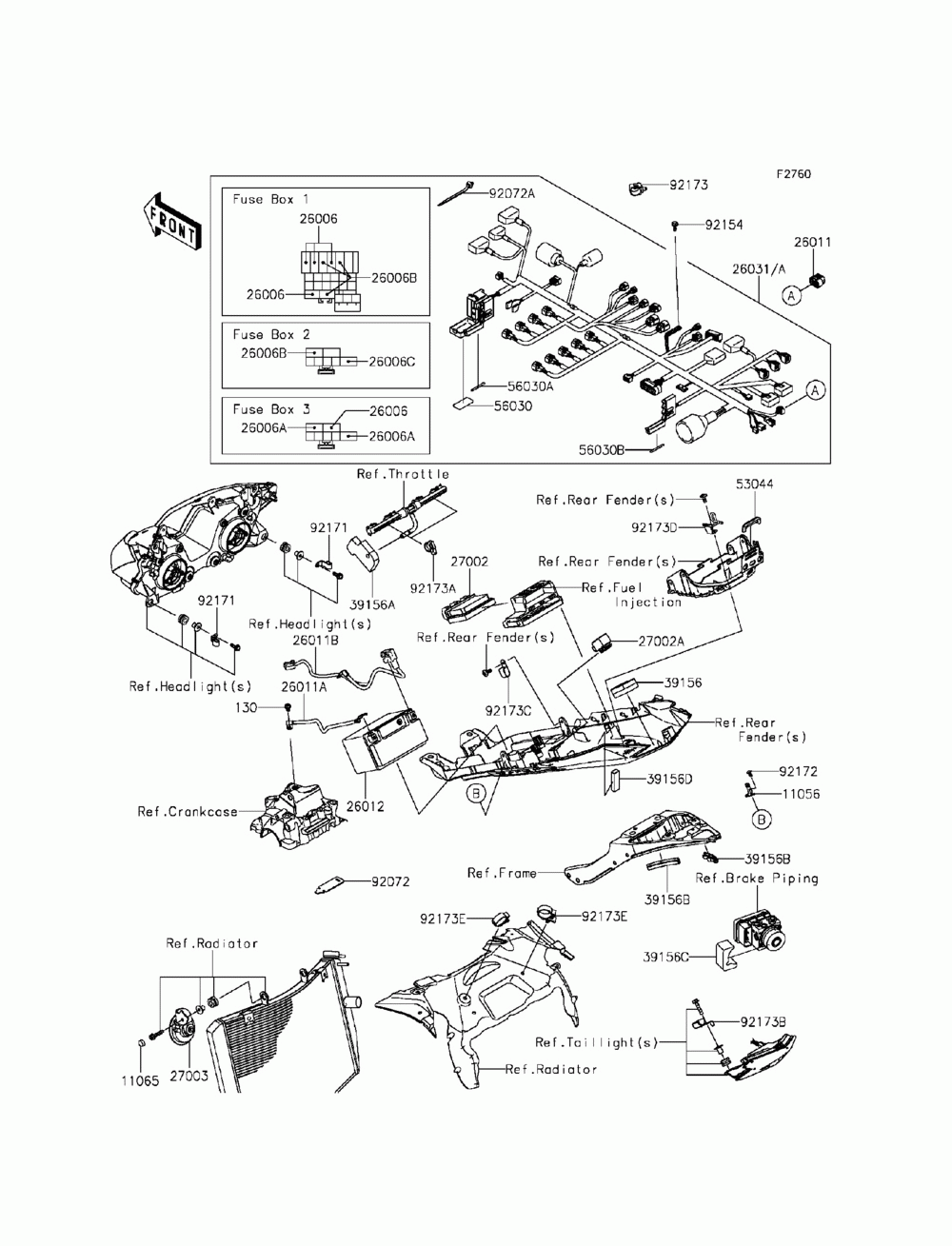 Chassis electrical equipment