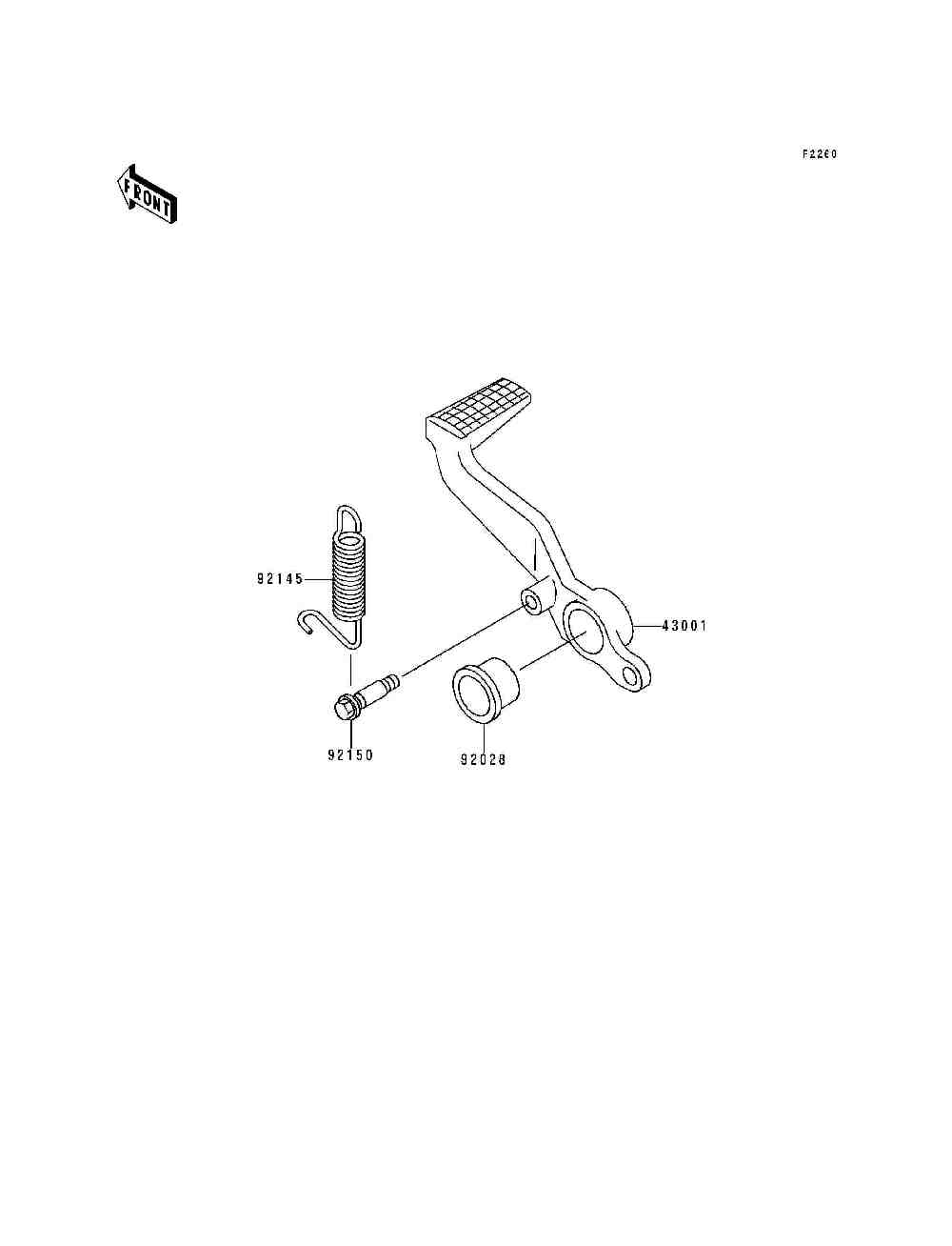 Brake pedal  torque link