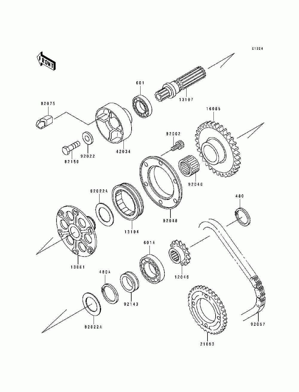 Generator shaft