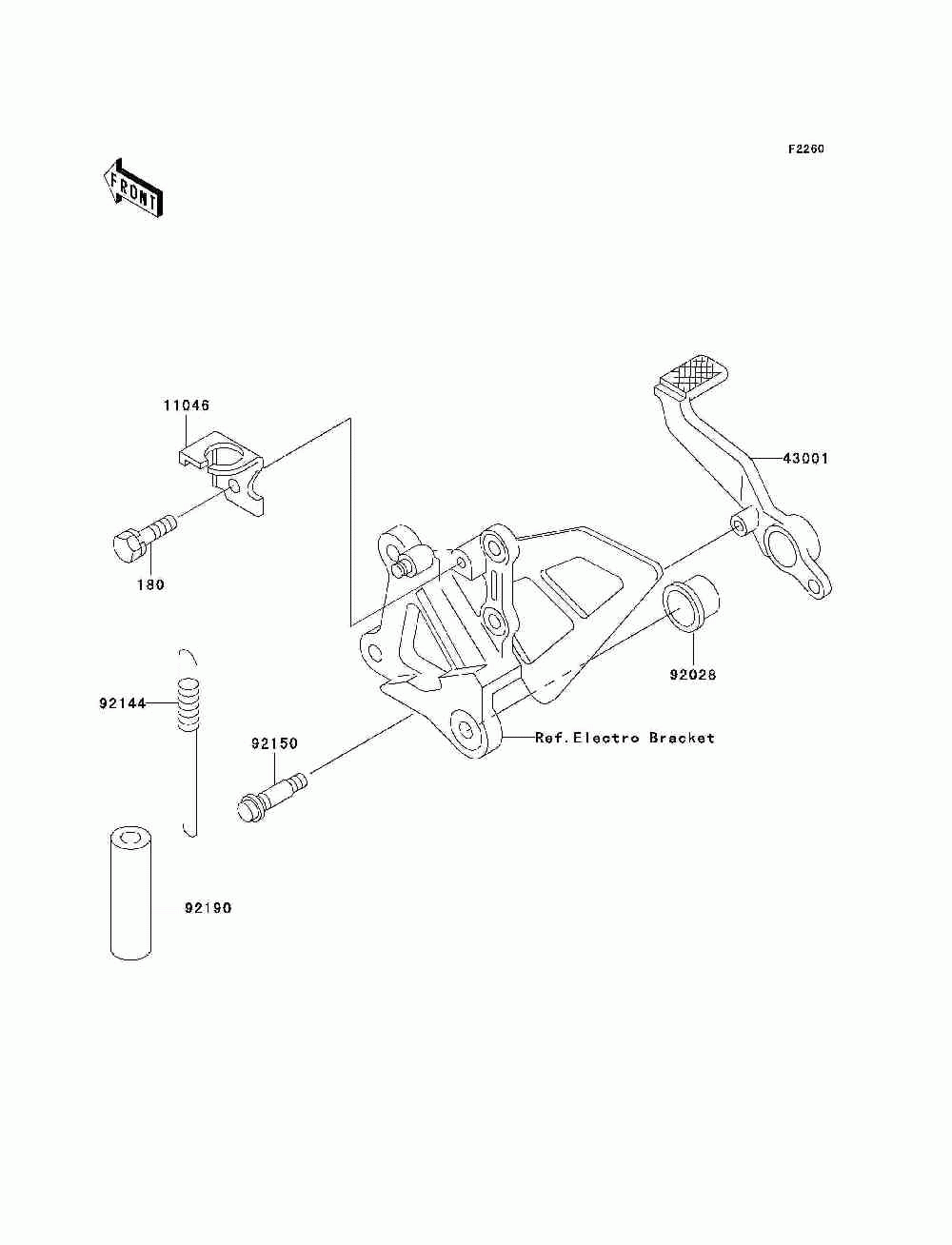 Brake pedal_torque link