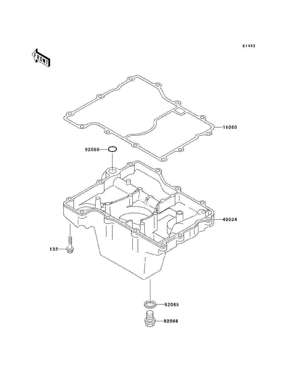 Breather cover  oil pan