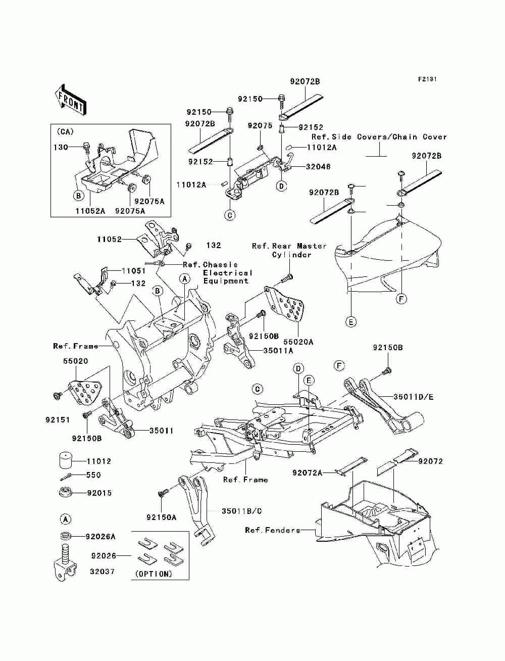 Frame fittings