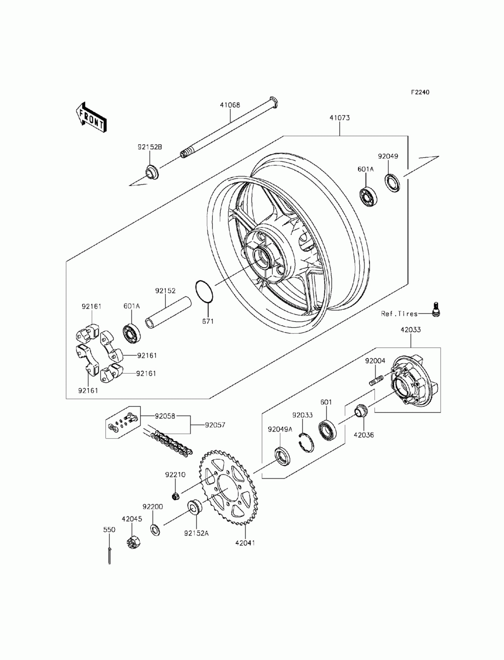 Rear hub