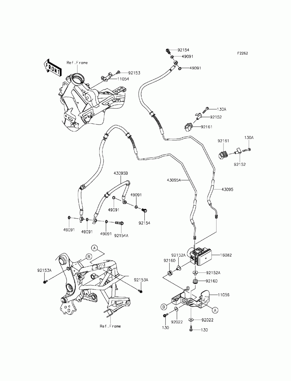 Brake piping