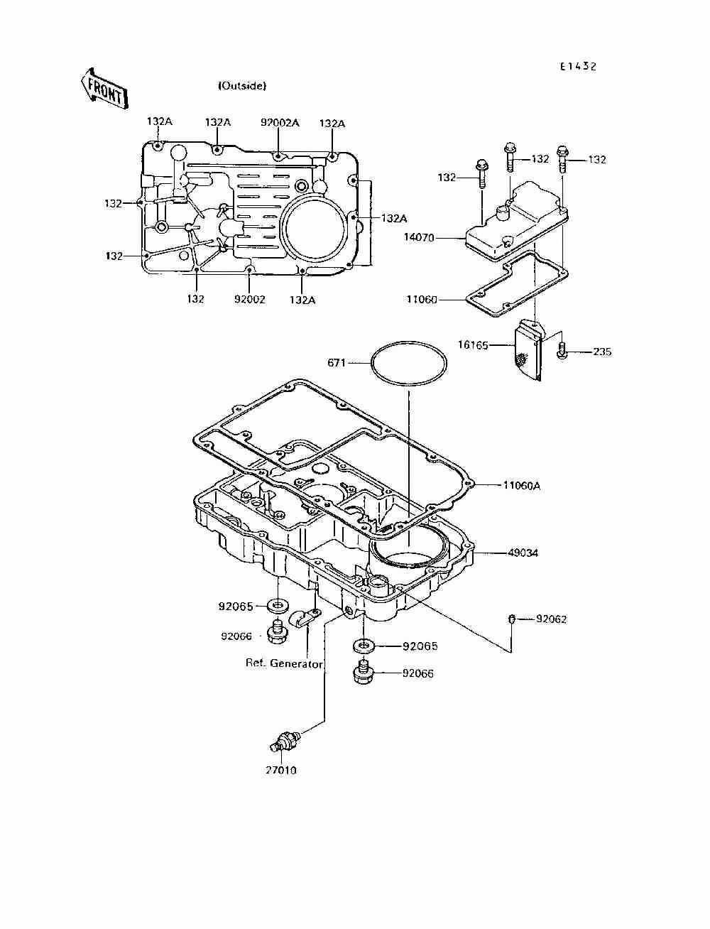 Breather cover_oil pan