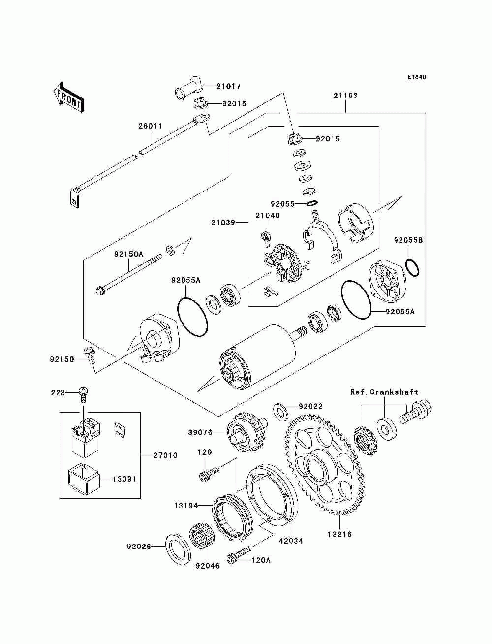 Starter motor