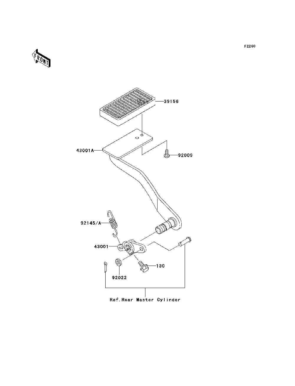 Brake pedal  torque link