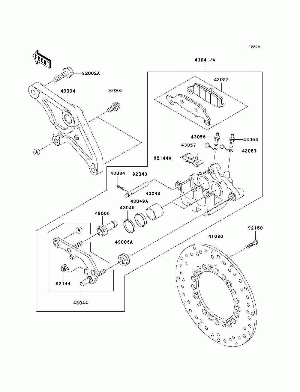 Rear brake(r1-r3)