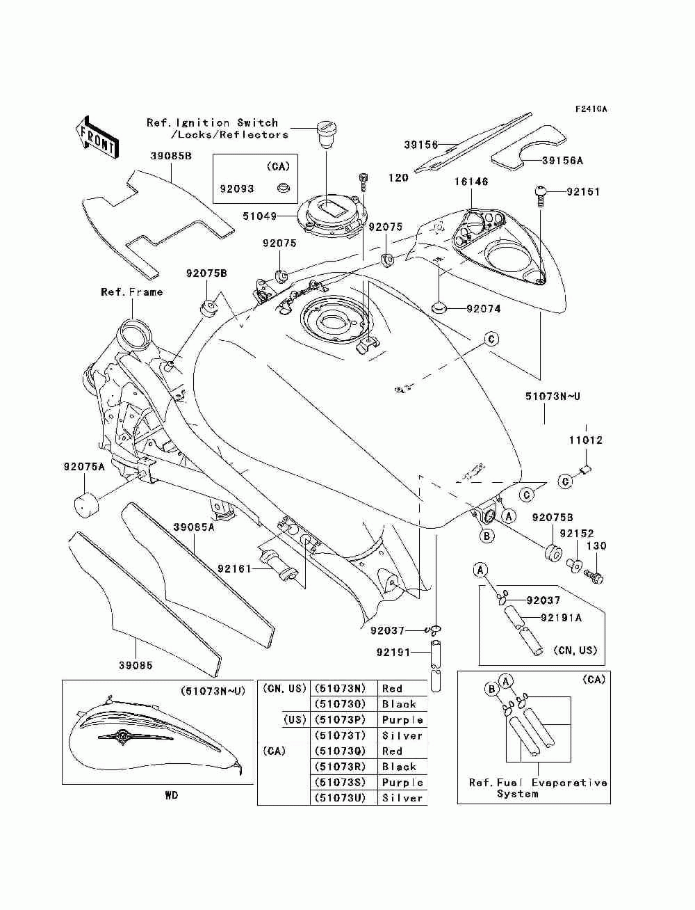 Fuel tank(vn1500-p2)