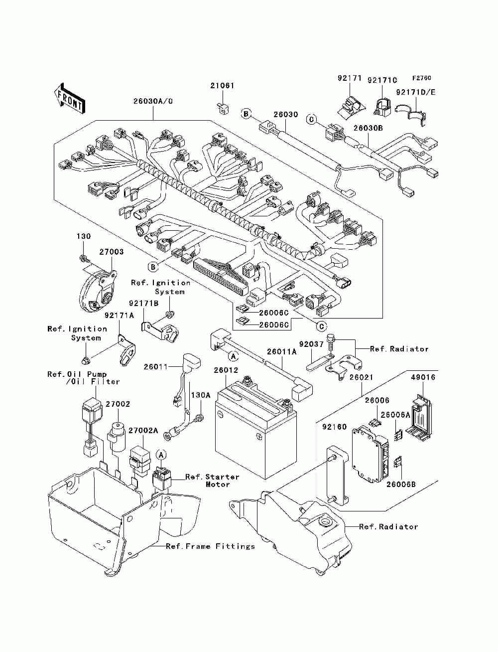 Chassis electrical equipment