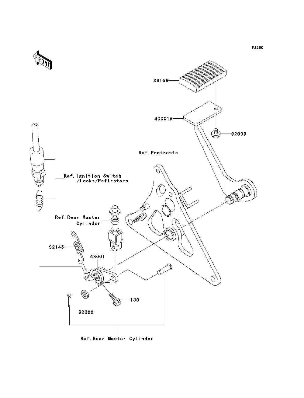 Brake pedal  torque link