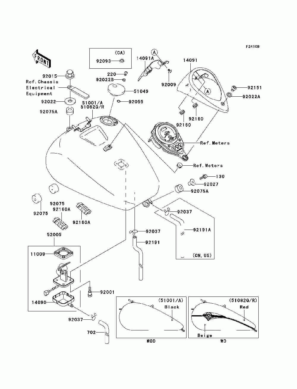 Fuel tank(vn1500-l4)