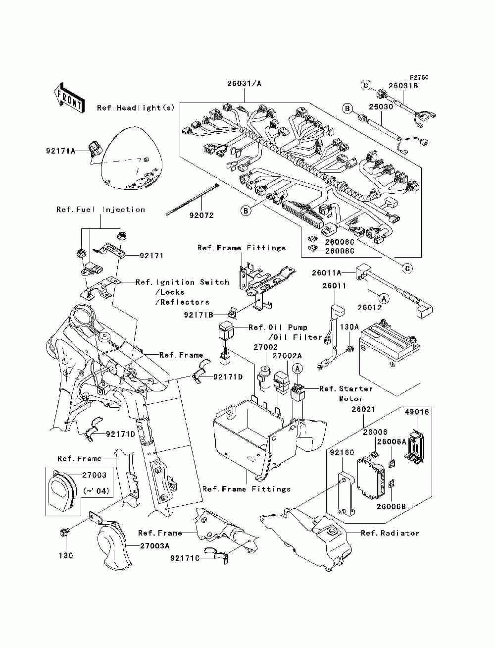 Chassis electrical equipment