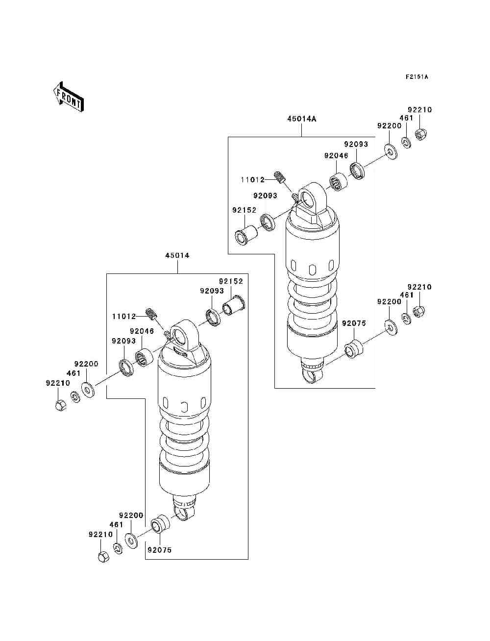 Suspension  shock absorber(a3)