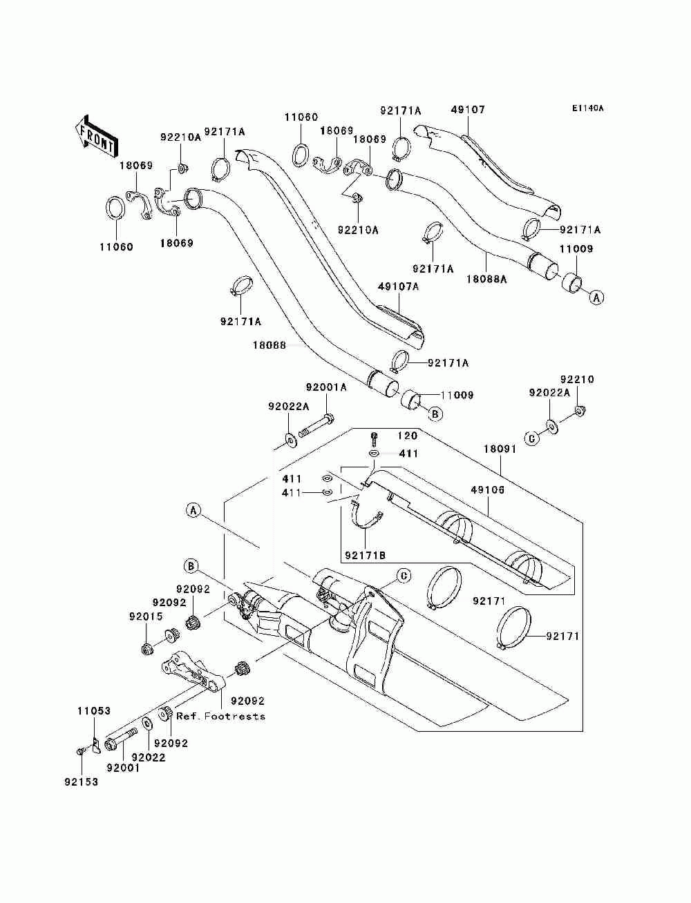 Muffler(s)(jkbvnka1 4a010964-)