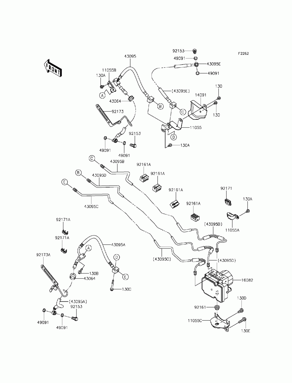 Brake piping