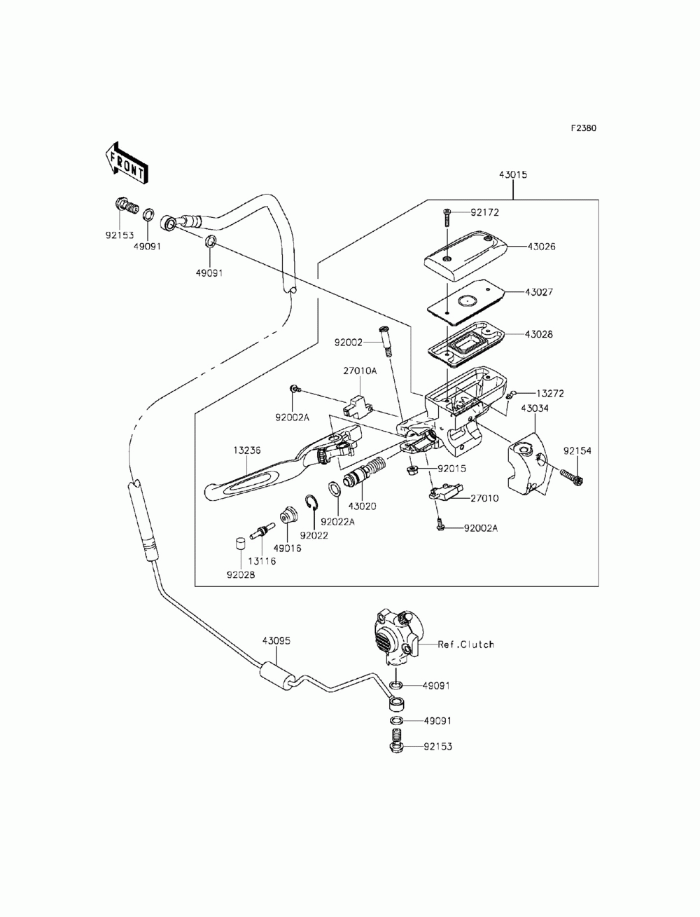 Clutch master cylinder