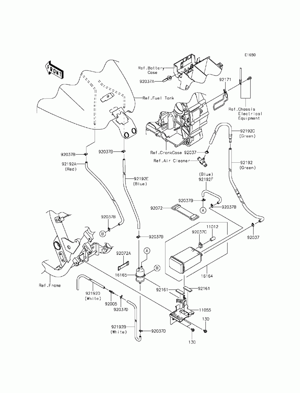 Fuel evaporative system(ca)