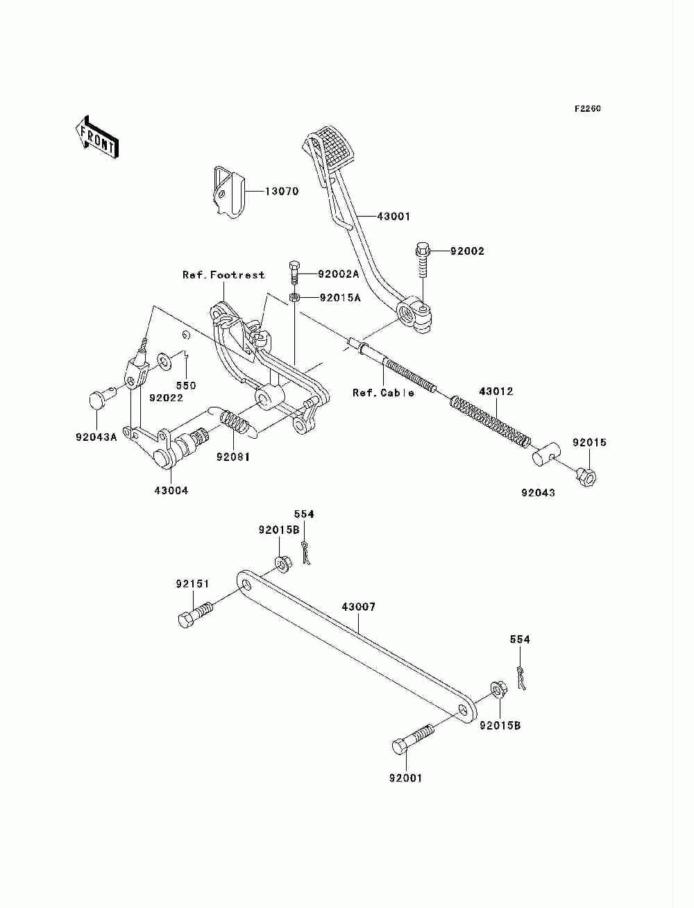 Brake pedal_torque link