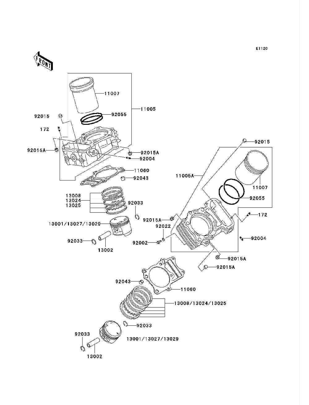 Cylinder  piston(s)