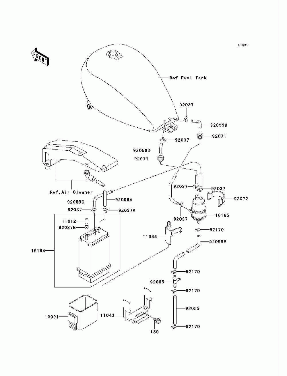 Fuel evaporative system(ca)