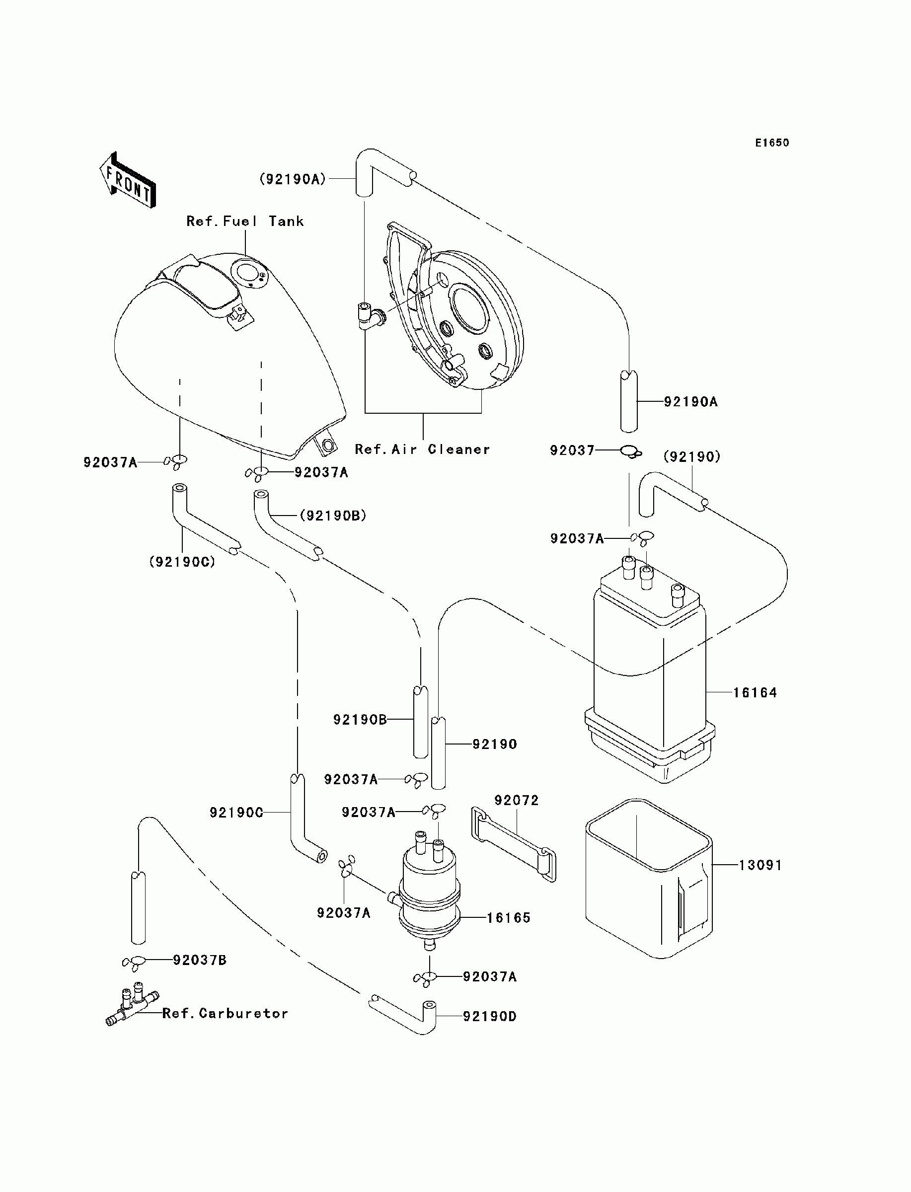 Fuel evaporative system