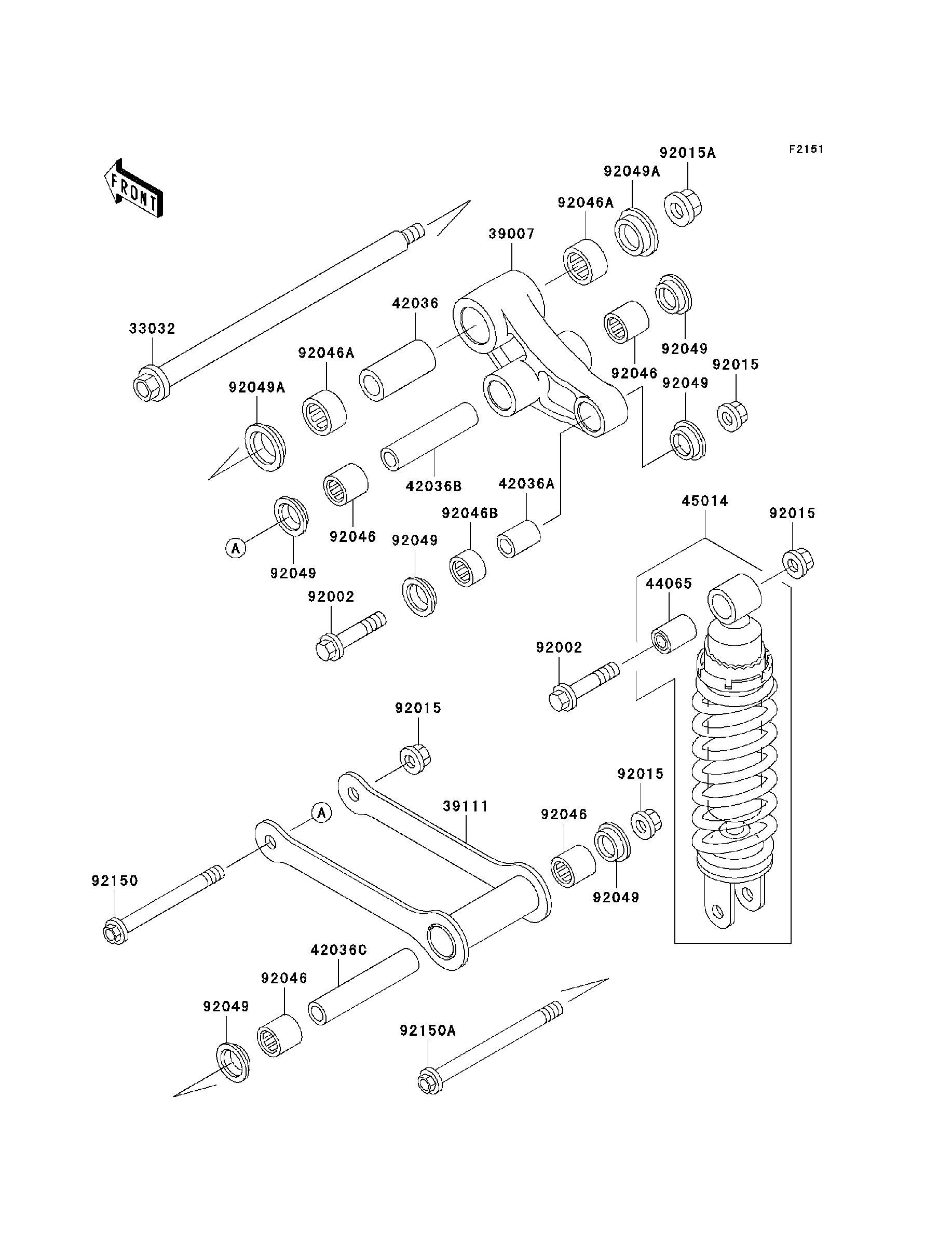 Suspension  shock absorber