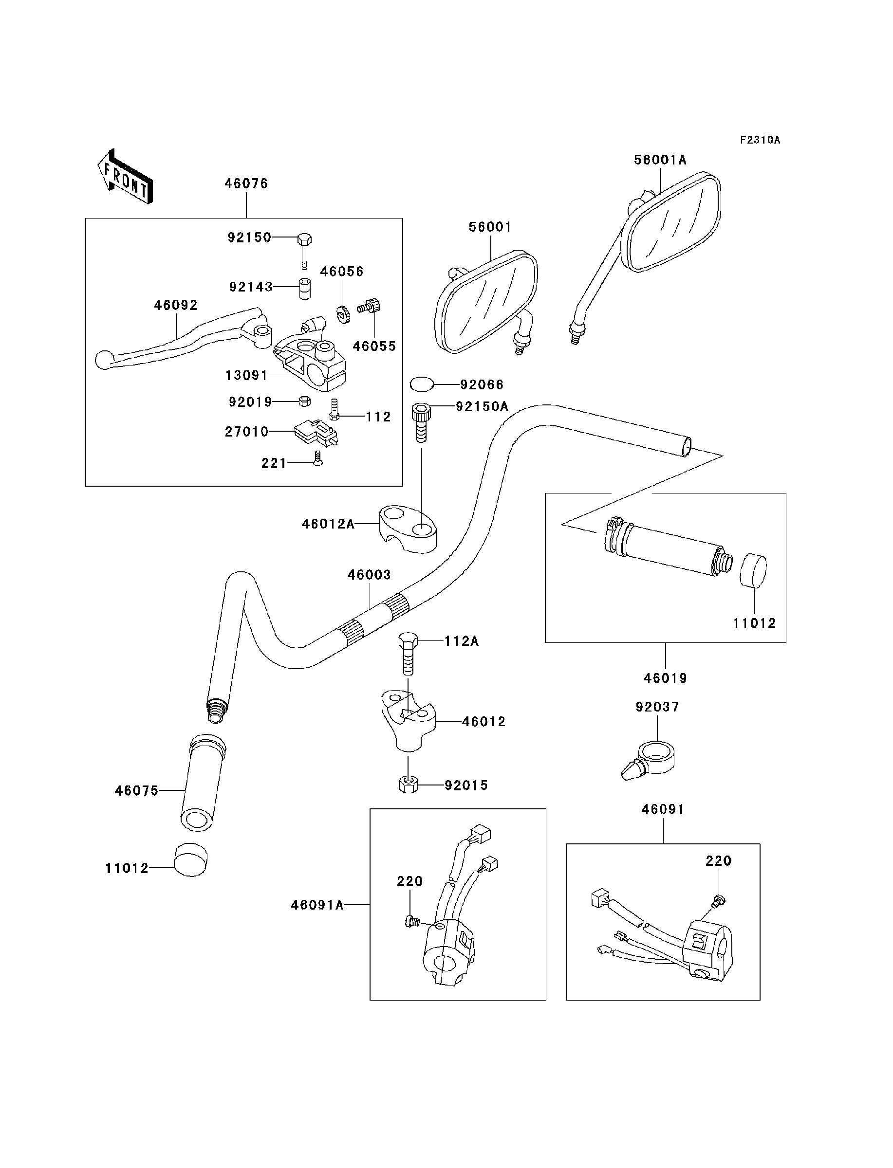 Handlebar(vn800-b2  b3  b4  b5)