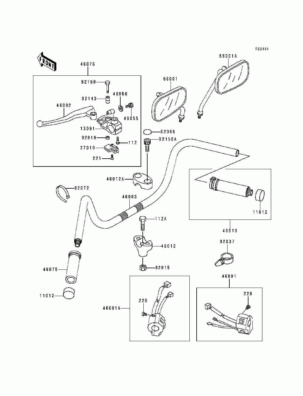 Handlebar(vn800-a3_a4_a5)