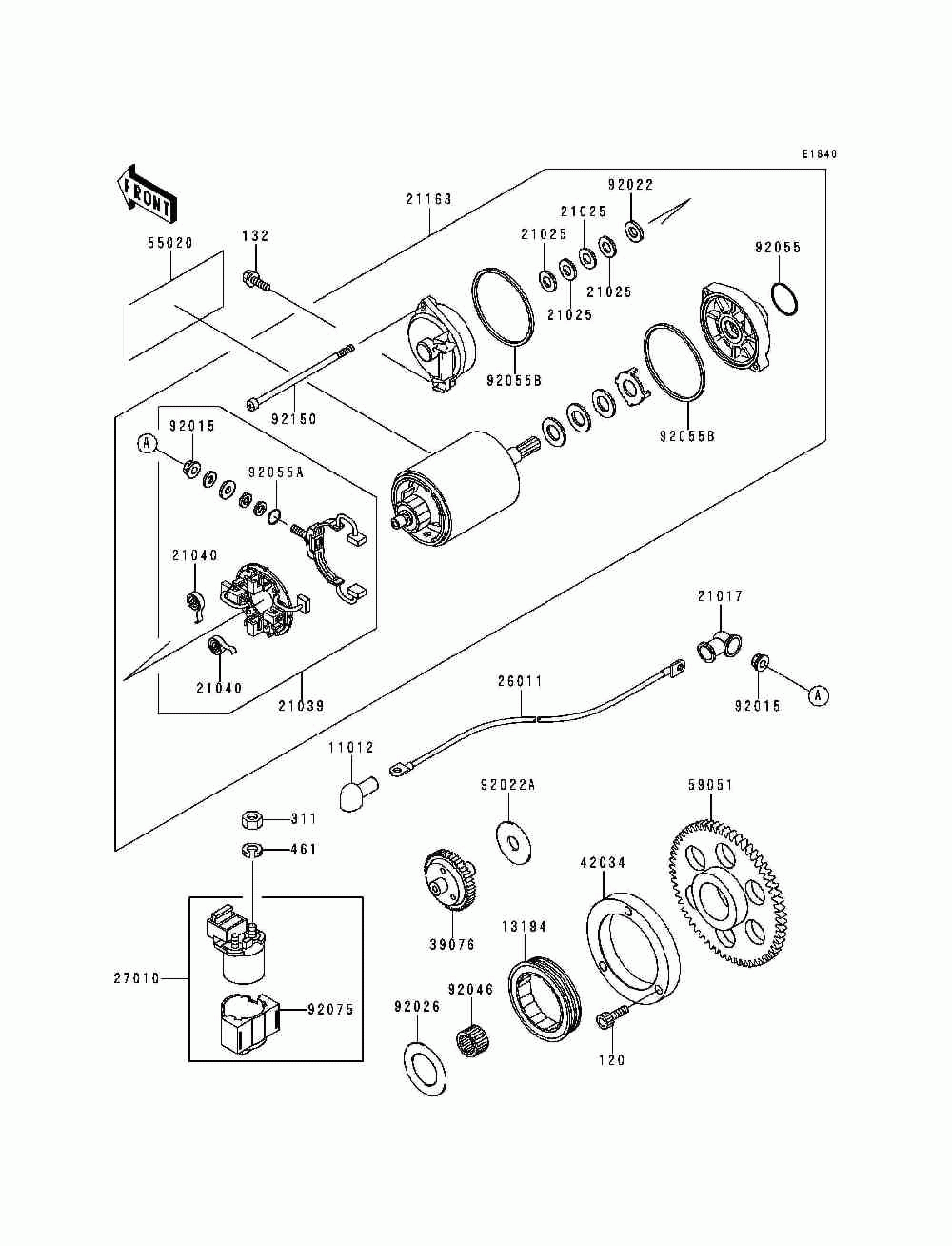 Starter motor