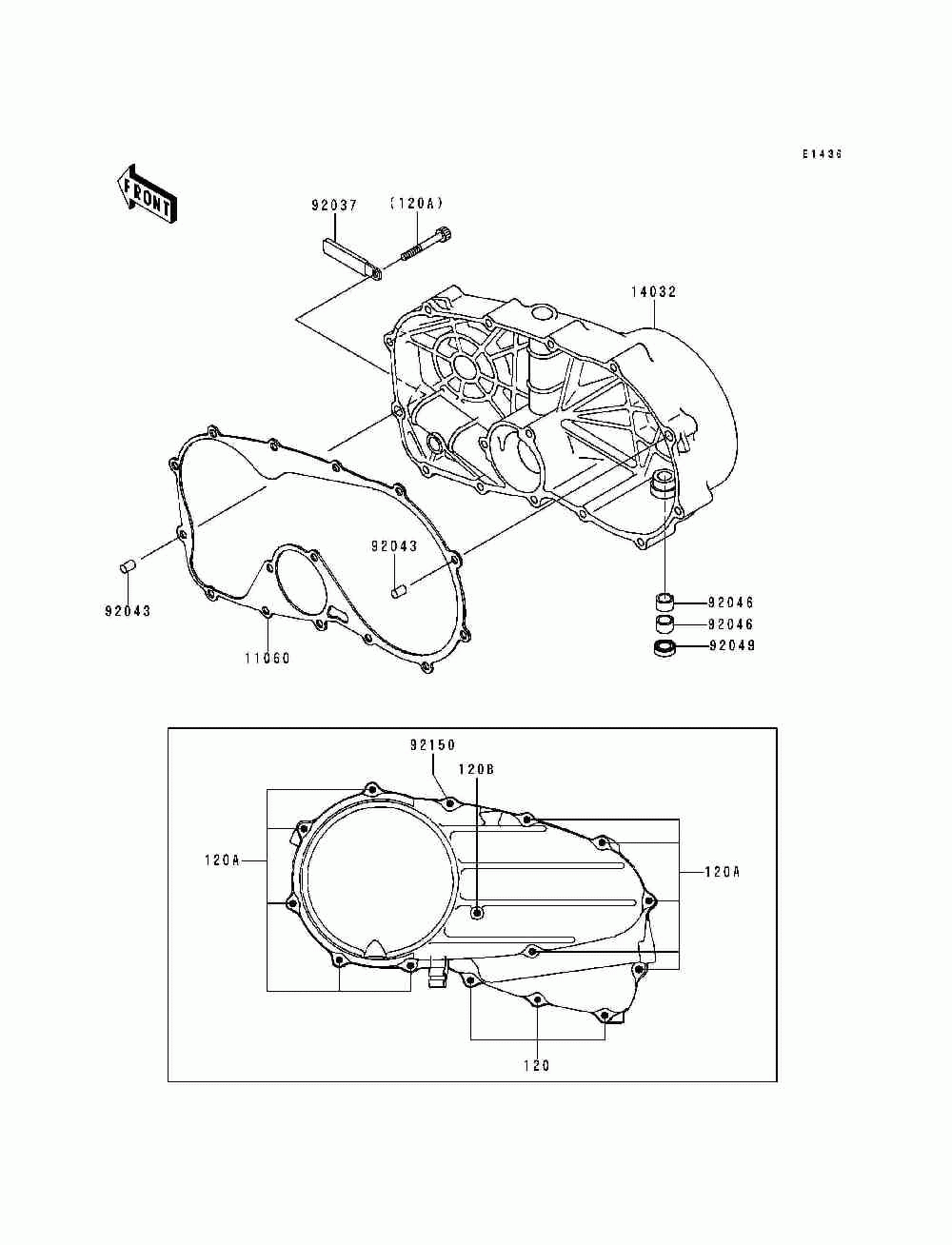 Right engine cover(s)