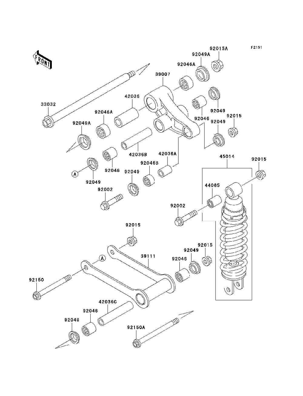 Suspension  shock absorber