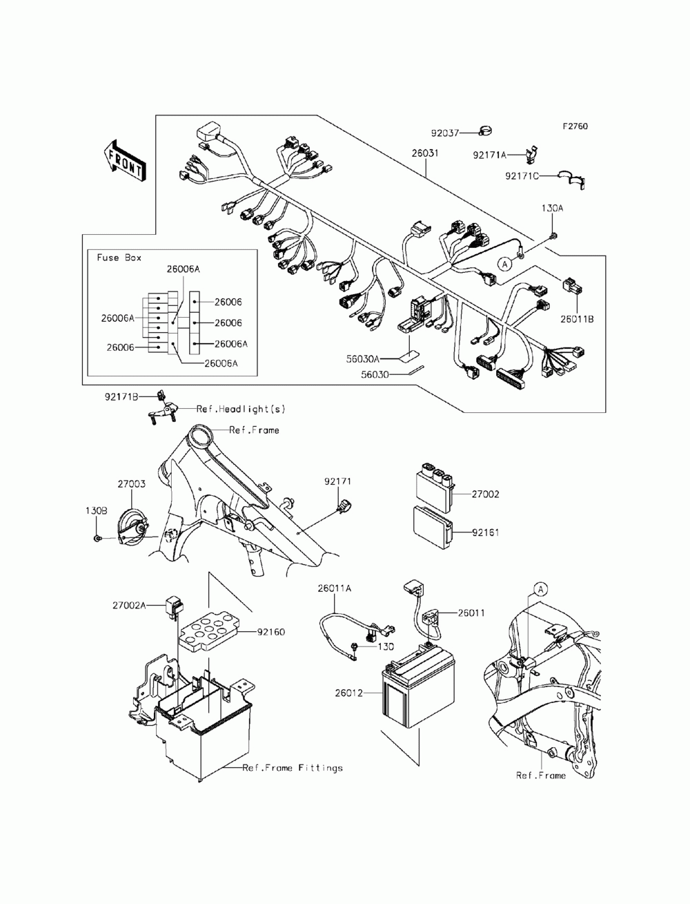 Chassis electrical equipment