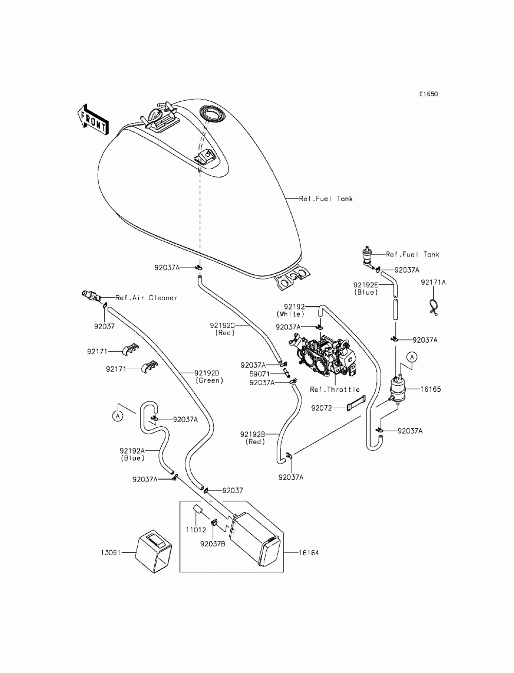 Fuel evaporative system(ca)