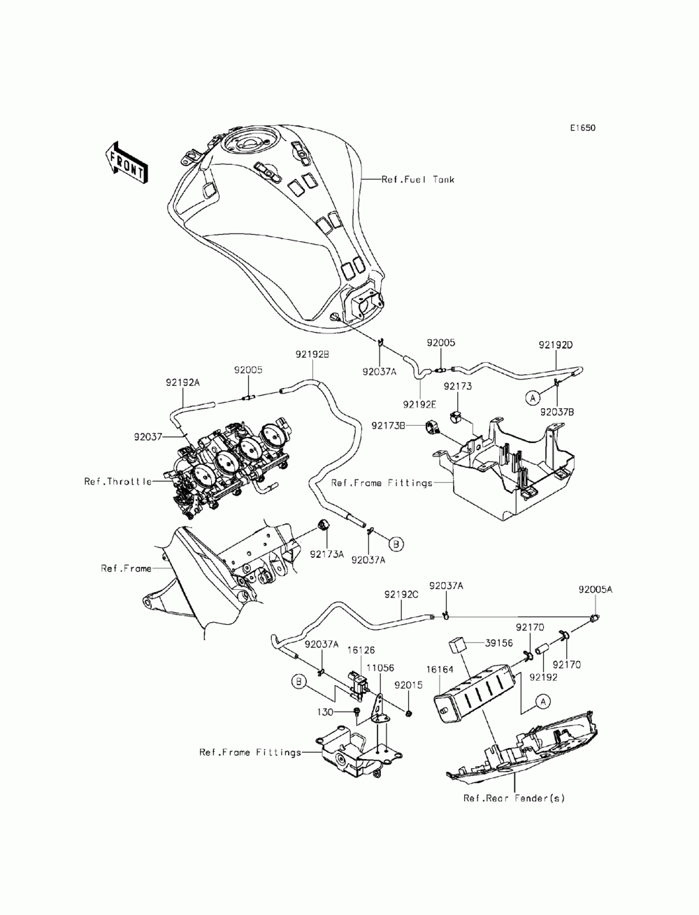 Fuel evaporative system(ca)