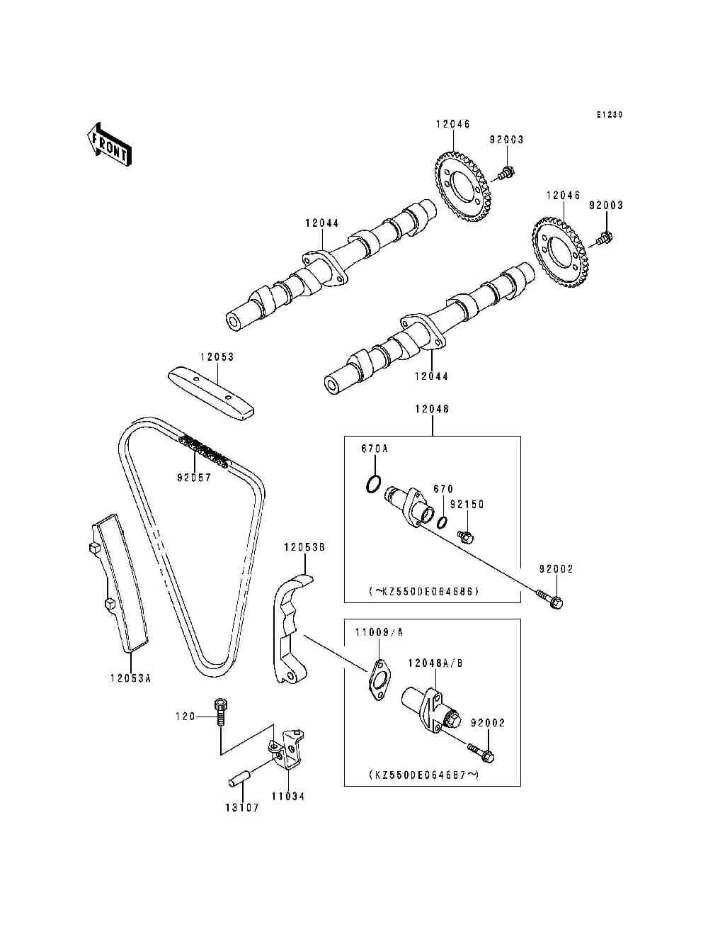 Camshaft  tensioner