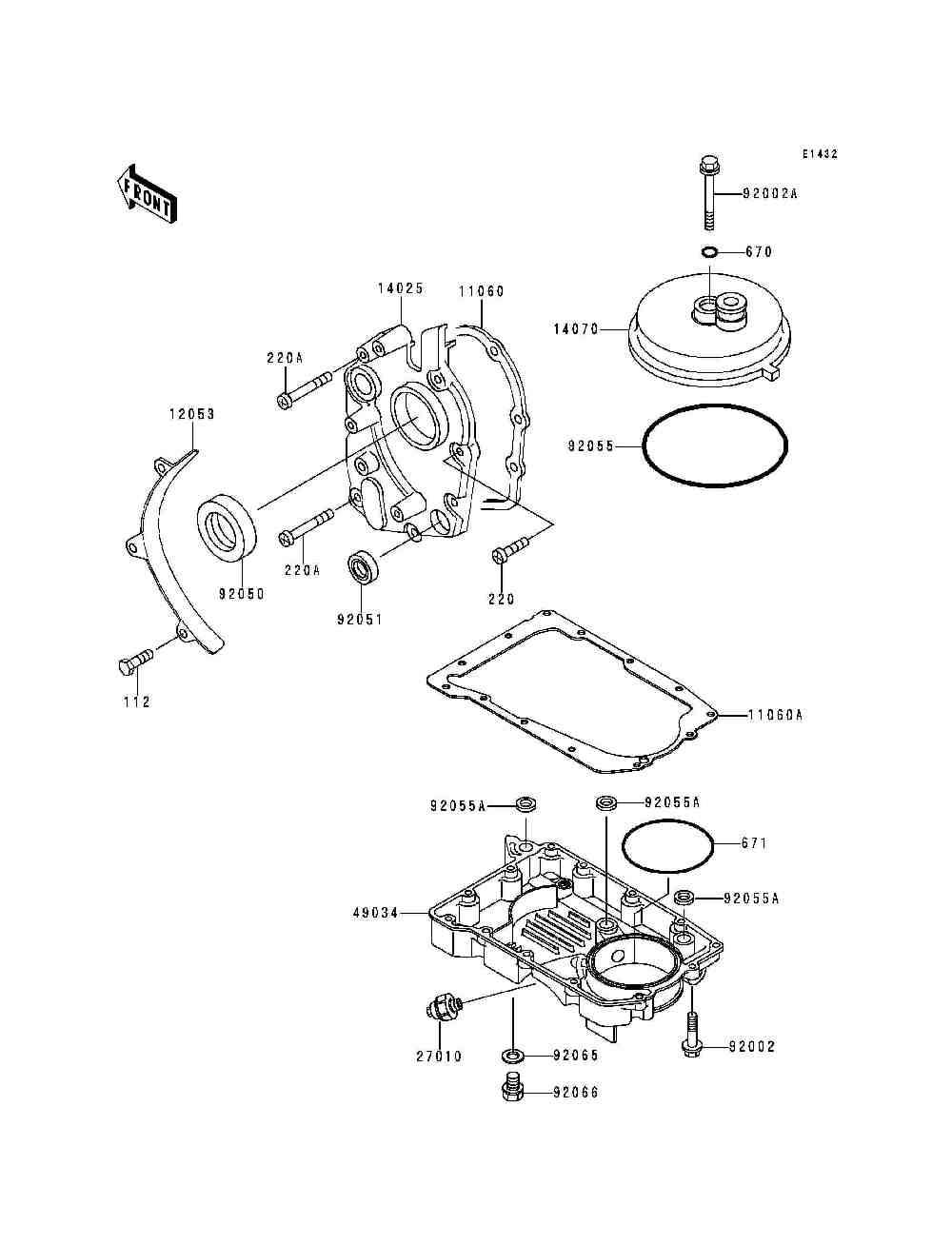 Breather body  oil pan