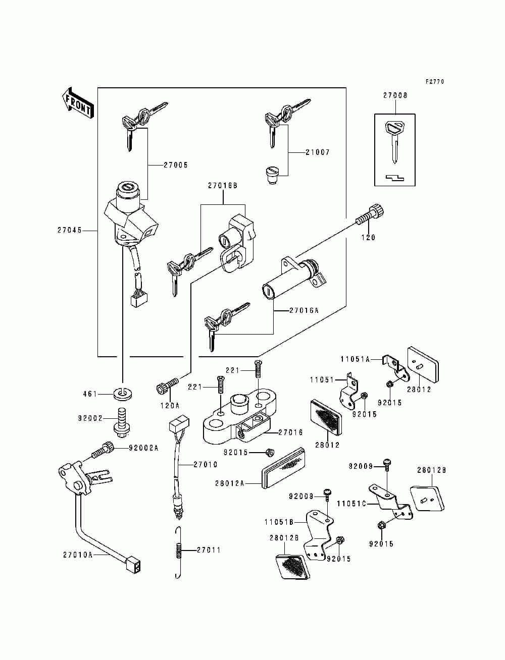 Ignition switch_locks_reflectors