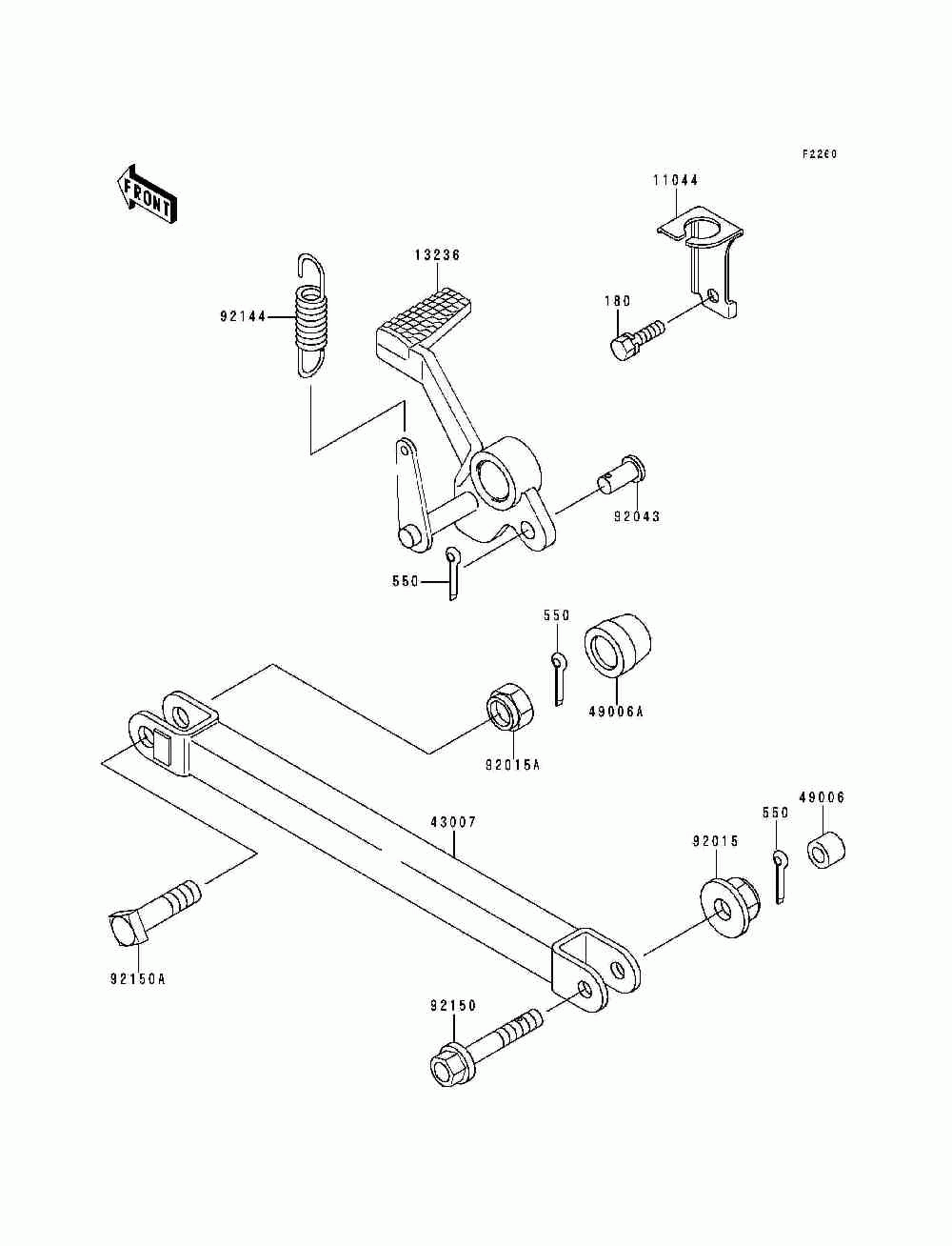 Brake pedal_torque link