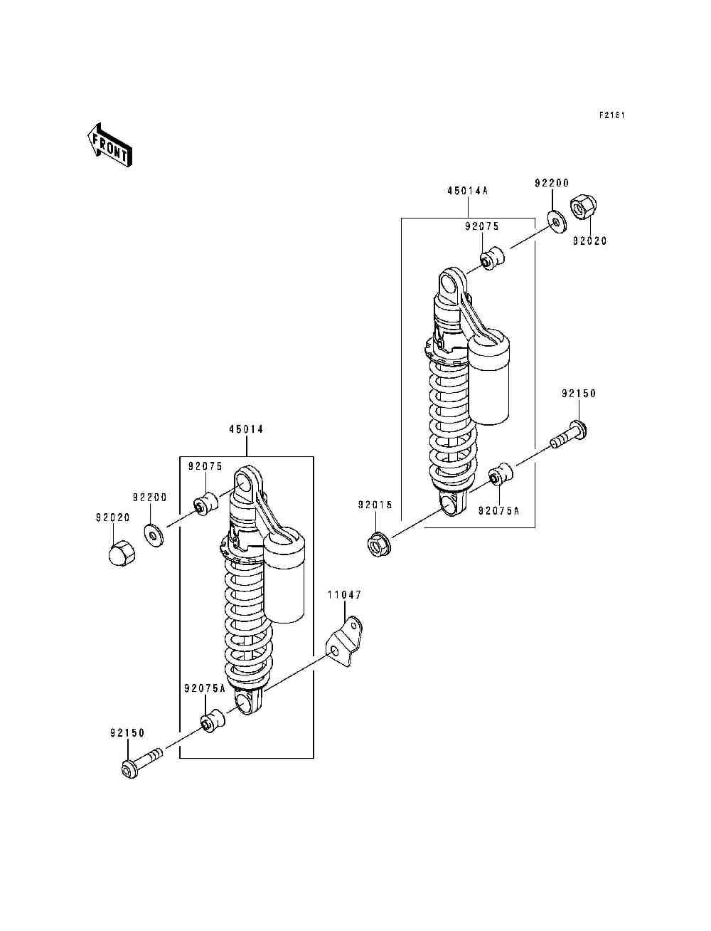 Suspension  shock absorber