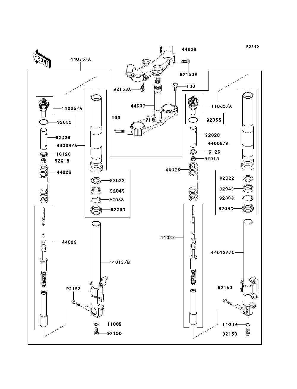 Front fork(b1  b2)