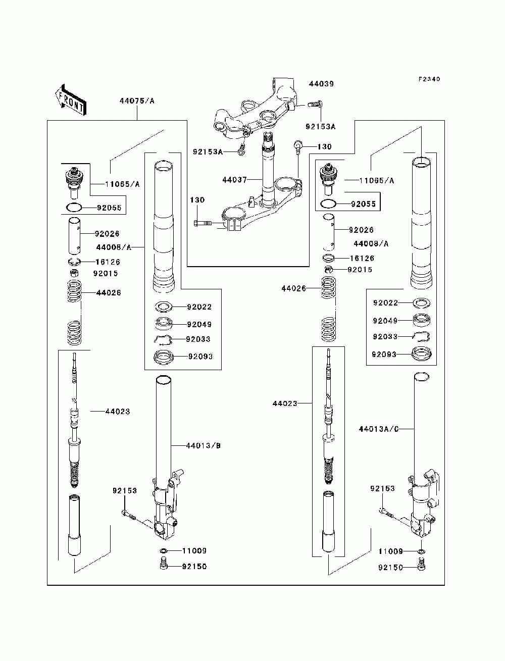 Front fork(b1_b2)