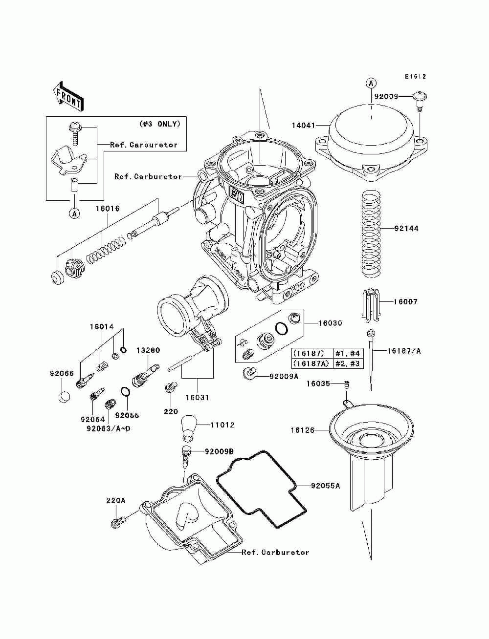 Carburetor parts