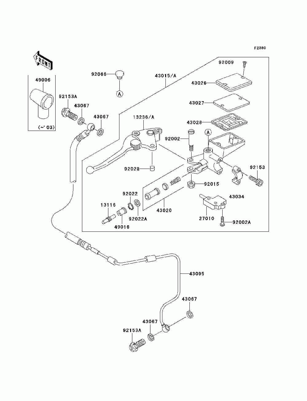 Clutch master cylinder